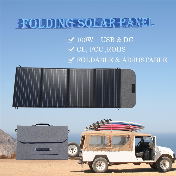 לוח סולארי נייד 100W